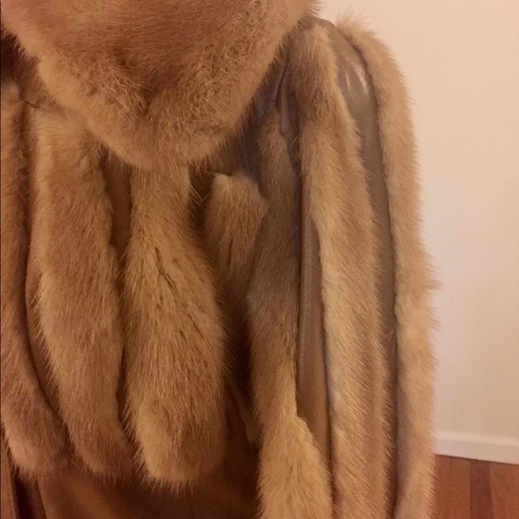 Vintage Mink and Leather Jacket - Picture 4 of 5
